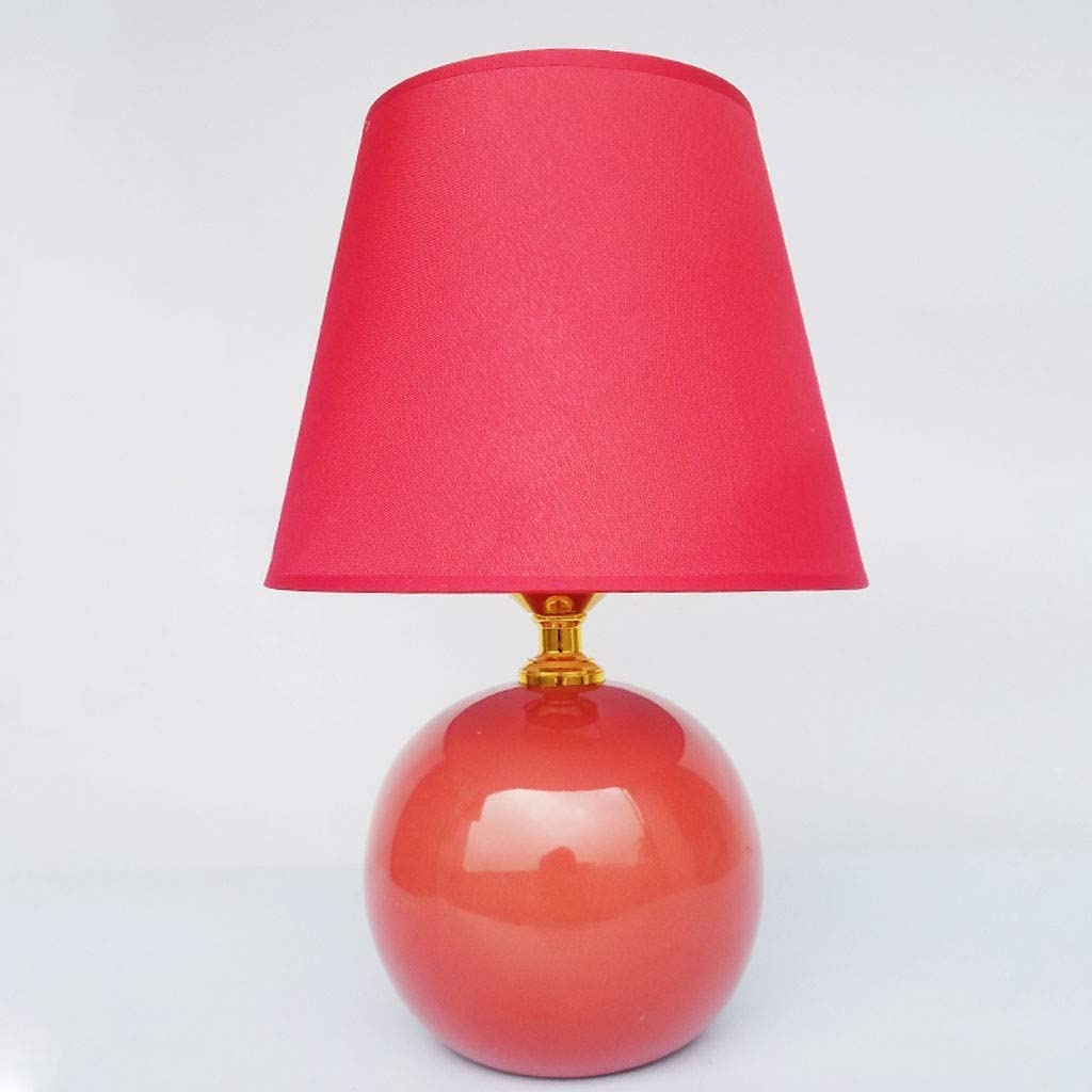 Lampada da Tavolo Comodino Lampada Da Comodino Lampada Da Camera Da Letto In Ceramica Semplice Nordica Paralume In Tessuto Dimmerabile Comodino Lampada Da Scrivania Soggiorno Camera Da Letto Lampada d