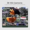 Smart Bird Feeder with Camera Solar Powered, 2K HD Video, AI Bird Species Identification, Instant Arrival Alerts, Weatherproof Design for Effortless Birdwatching, Best Gift for BirdLovers, Red #1