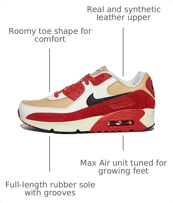Image of Nike Kid's Air Max 90 LTR Sneaker