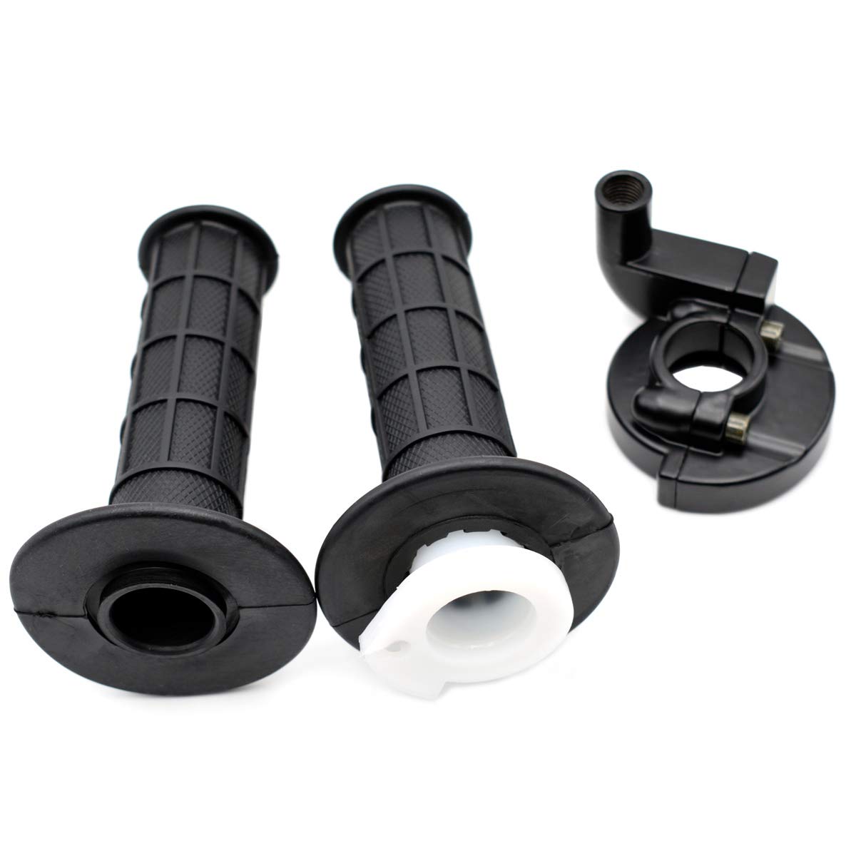 Twist Throttle Accelerator Handle Grips Set for 50cc 110cc 125cc 150cc 250cc Dirt Bike Quad ATV Mini Bike Pit Bike Yamaha SSR Coolster Roketa SDG NST X-Treme Fits for 7/8" 22mm Handlebar