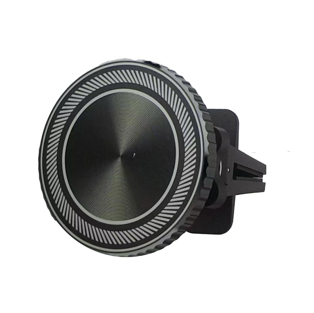 bansite 2025 New Clear Crystal Aluminum Alloy Mobile Phone Holder Magnet Air Vent Car Universal Holder Adhesive Clamp