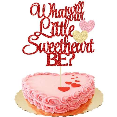 Gyufise 1Pc What Will Our Little Sweet Heart Be Cake