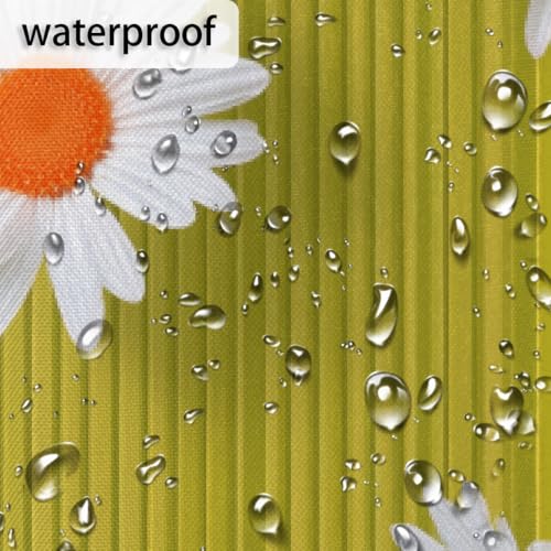 Rideau de douche imperméable fini les flaques d'eau tissu polyester lavable - 6