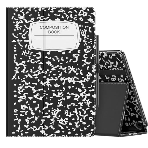Image of MoKo Case Fits All-New Amazon Kindle Fire HD 10 & 10 Plus Tablet (13th /11th Generation, 2023 /2021 Release) 10.1 inch - Slim Folding Stand Cover with Auto Wake /Sleep, Black Notebook