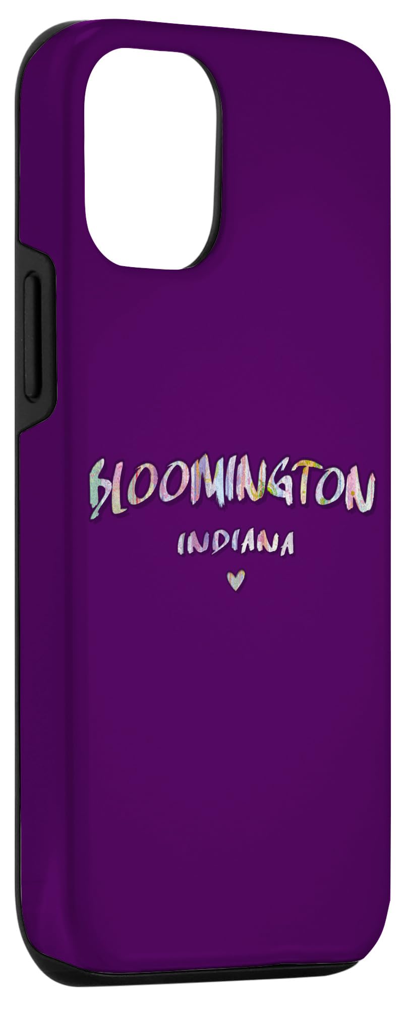 iPhone 14 Bloomington Indiana - Bloomington IN Watercolor Logo Case - Image 3