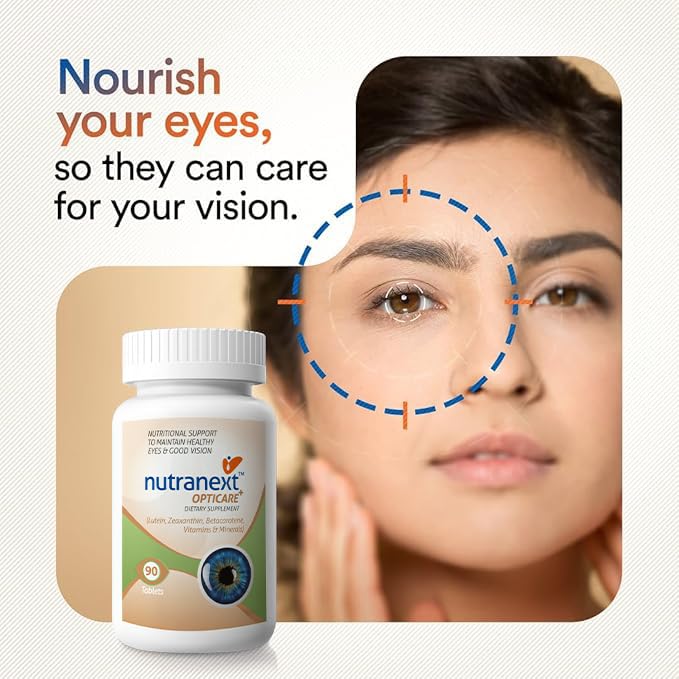 Nutranext Eye Health Supplements with Lutein & Zeaxanthin – Supports Healthy Vision, Guards Against Blue Light, Reduces Digital Eye Strain & Fatigue – 20+ Nutrients – 90 Veg Tablets 2