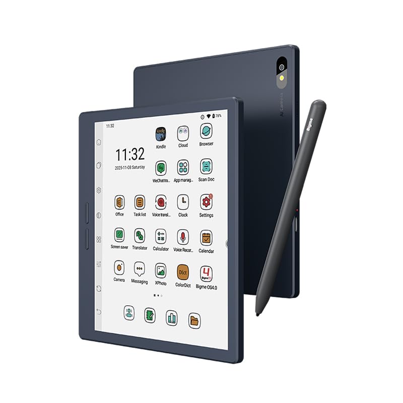 Bigme B7 Pro   Tableta electrónica a Color de 7 Pulgadas con Memoria de 8+256GB y función de teléfono 4G (Azul)