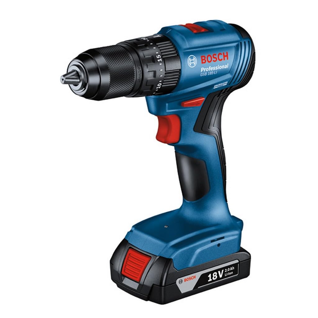 Bosch Professional GSB 18V-45 - Taladro atornillador de percusión inalámbrico de 18 V (velocidad de rotación de 1900 min¹, con 3 baterías ProCORE 4,0 Ah, cargador rápido GAL 18V-40, L-Case)