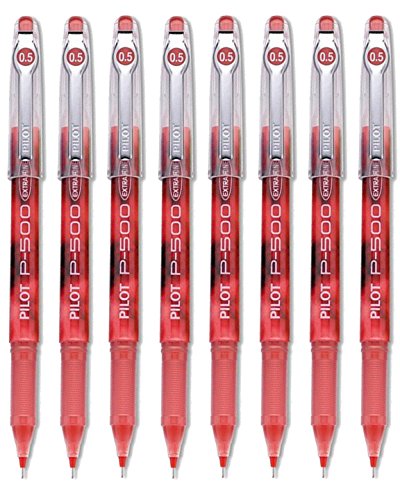 Bolígrafo Pilot Precise P-500 Gel Punta Extra Fina Tinta Roja 8 Pack miniatura 1