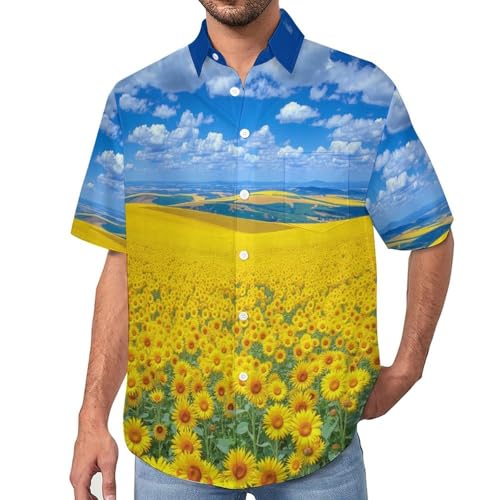 Chemise manches courtes homme col revers légère pour éviter la chaleur