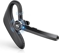 Vista 1 de Auriculares Bluetooth con cancelación de ruido AI de doble micrófono para teléfonos celulares, 30 horas de conversación HD, 10 días en espera