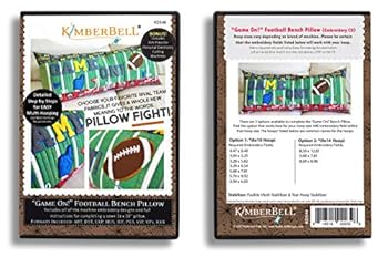 Kimberbell Bench Pillows Machine Embroidery (Game On)