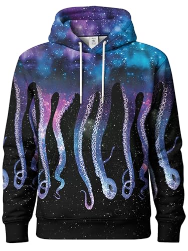 Image of PAGYMO Graphic Hoodies for Men Funny Novelty Pullover Hooded Sweatshirt | Funny 3D print, cool novelty design, colorful pattern, mens graphic pullover hoodie, sarcastic style, funky winter fashion