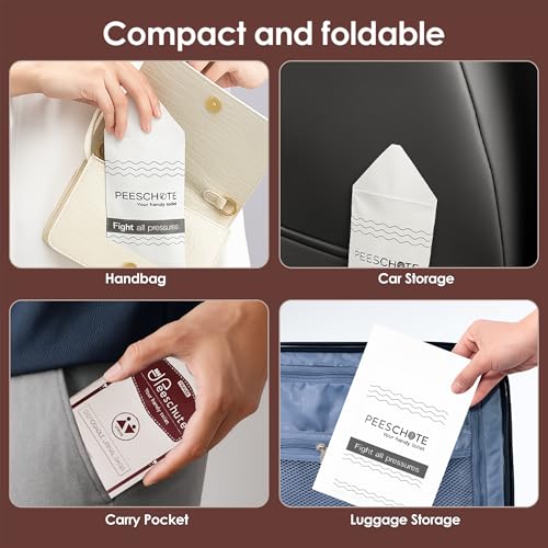 Image of (Travel) Jumbo Pack | Unisex Pocket Sized Disposable Urine Bags Use & Throw Bags Solidifies Urine Instantly For Travellers & Kids (Pack of 150 Bags) | As Seen On Shark Tank India | Outdoor Toilet Needs | Convenient & Hygienic