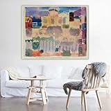Instructions: (Nos tirages d'art ne contiennent pas de cadres photo) Taille: Comme le titre l'indique.peintures sur toile sans cadre vous laissent 2-3 cm d'espace vide, et vous pouvez ajouter vos bordures préférées.