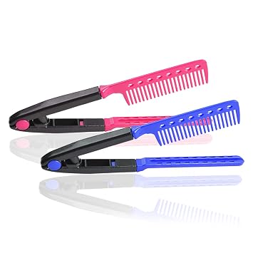 Amazon.com: MeetFavorite Peine alisador de pelo, peine de hierro plano,  peine de peinado para grandes colas 2P : Todo lo demás