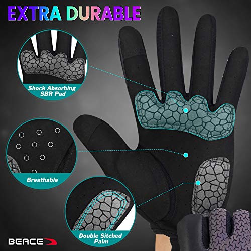 BEACE Women's Glow Cycling Gloves