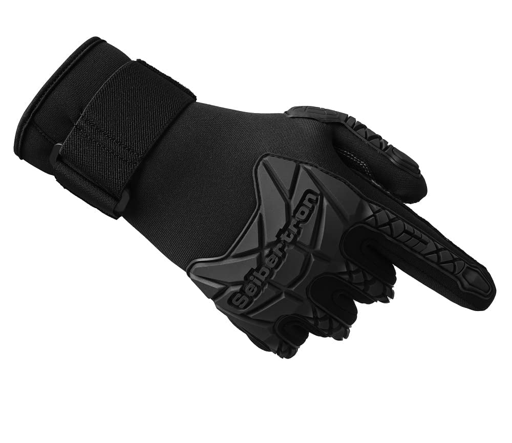 Seibertron C.R.D.G 2.0 Gloves - Neoprene Warm Wetsuit Gloves for Men and Women S, Black - Image 3