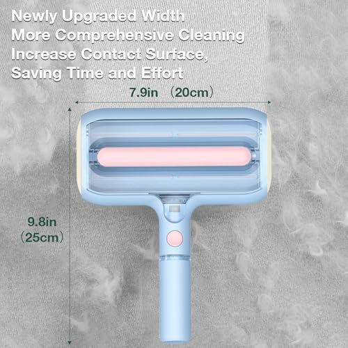 Pet Hair Removal Tool: New Upgraded Pet Hair Remover with Fur Bin-Reusable Lint Roller for Pet Hair-Cat and Dog Hair Remover for Couch, Furniture, Carpet, Clothes, Car Seat - Essential for Pet Owners - Image 3