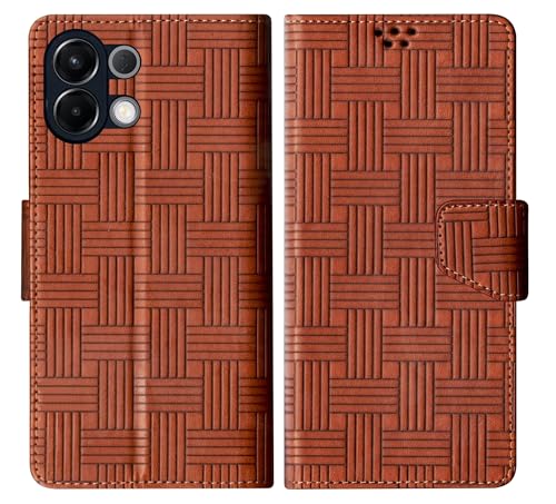 Image of SBMS Flip Cover for Oppo K13 5G Back Cover Case with Magnatic Closure | Inbuilt Stand | Card & Money Pocket (MatTan)