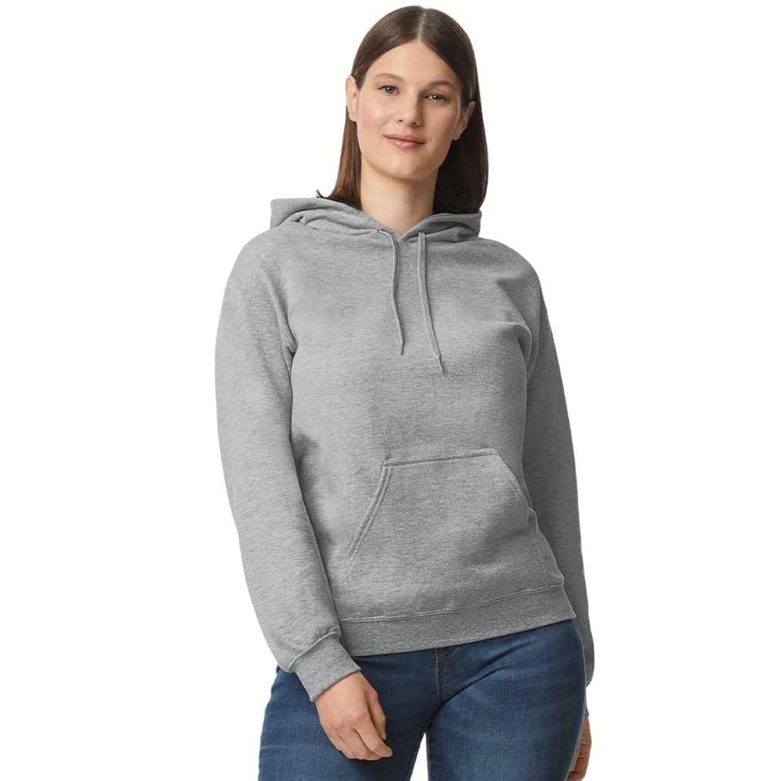 Gildan Unisex Adult Softstyle Fleece Midweight Hoodie (XL) (Sports Grey)