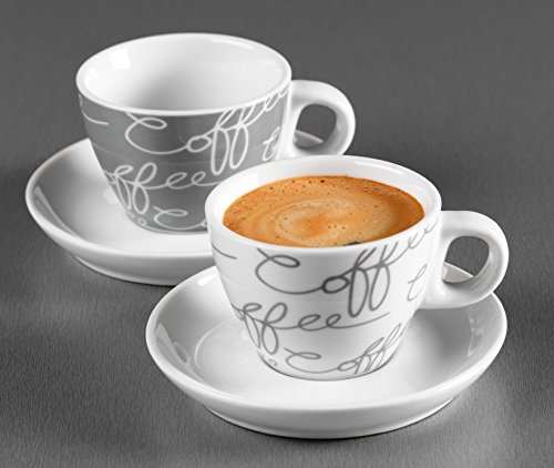 Ritzenhoff & Breker Espresso-Set Cornello, 4-teilig, Grau, 80ml – Ansicht 2