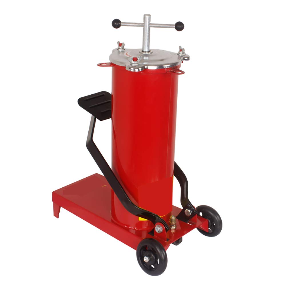 High Pressure Oiler Foot Drive Oil Injector 6L Foot Pump Semi-automatic Oiler G-u-n Pistol for Oil Jobs