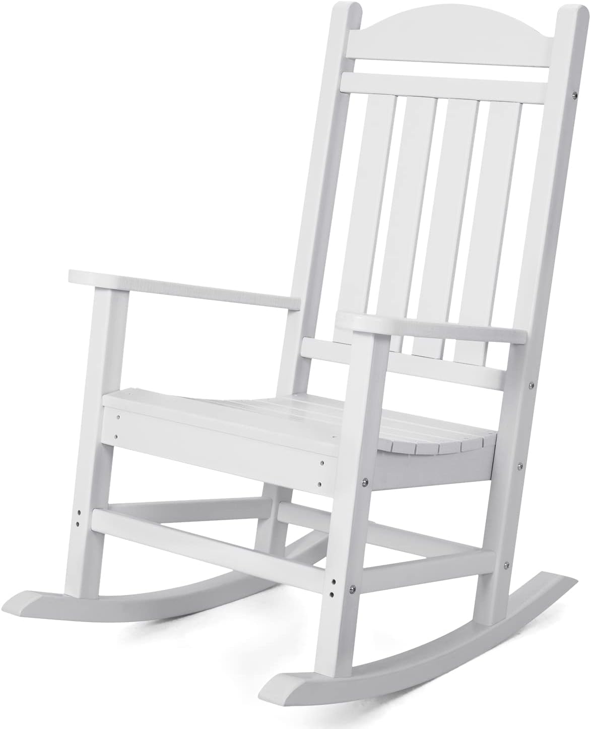 Amazon.com: Devoko HDPE Rocking Chair Plastic Outdoor Indoor Patio ...