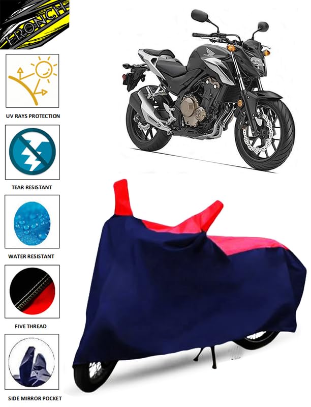 Image of Waterproof Bike /SCOOTY Cover for Honda CBR 500F (CBR 500F Bike Cover /CBR 500F Bike Cover Waterproof /Honda CBR 500F Bike Cover)