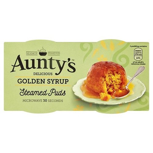 Aunty's Steamed Golden Syrup Puddings 2X95G (Pack Of 2) #TOP7