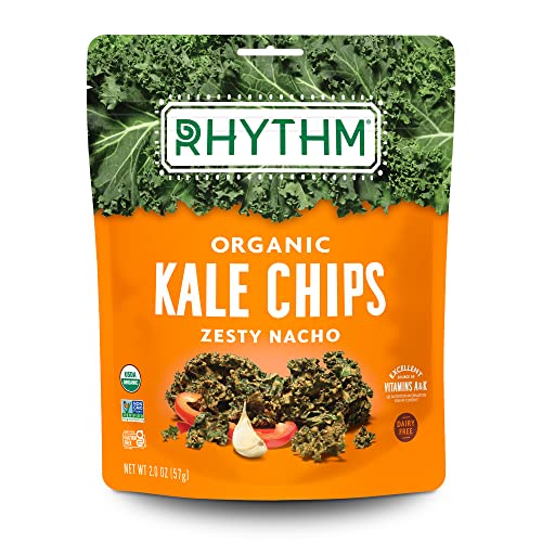 RHYTHM SUPERFOODS CHIP KALE ZESTY NACHO ORG
