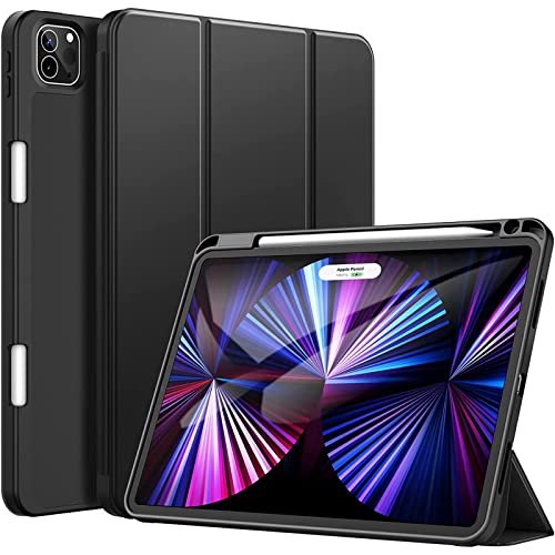 Ipad Pro 2020 JETech Funda para iPad Pro 11 Pulgadas (2021/2020 Modelo) con Portalápiz, Apoyar 2.ª Gen Pencil Carga, Slim Tableta Cover...