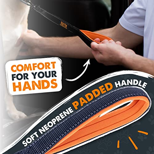 Mighty Paw Short Leash, Traffic Handle Dog Leash, Premium Quality Dog Lead With Padded Handle (30 In, Black) #TOP4