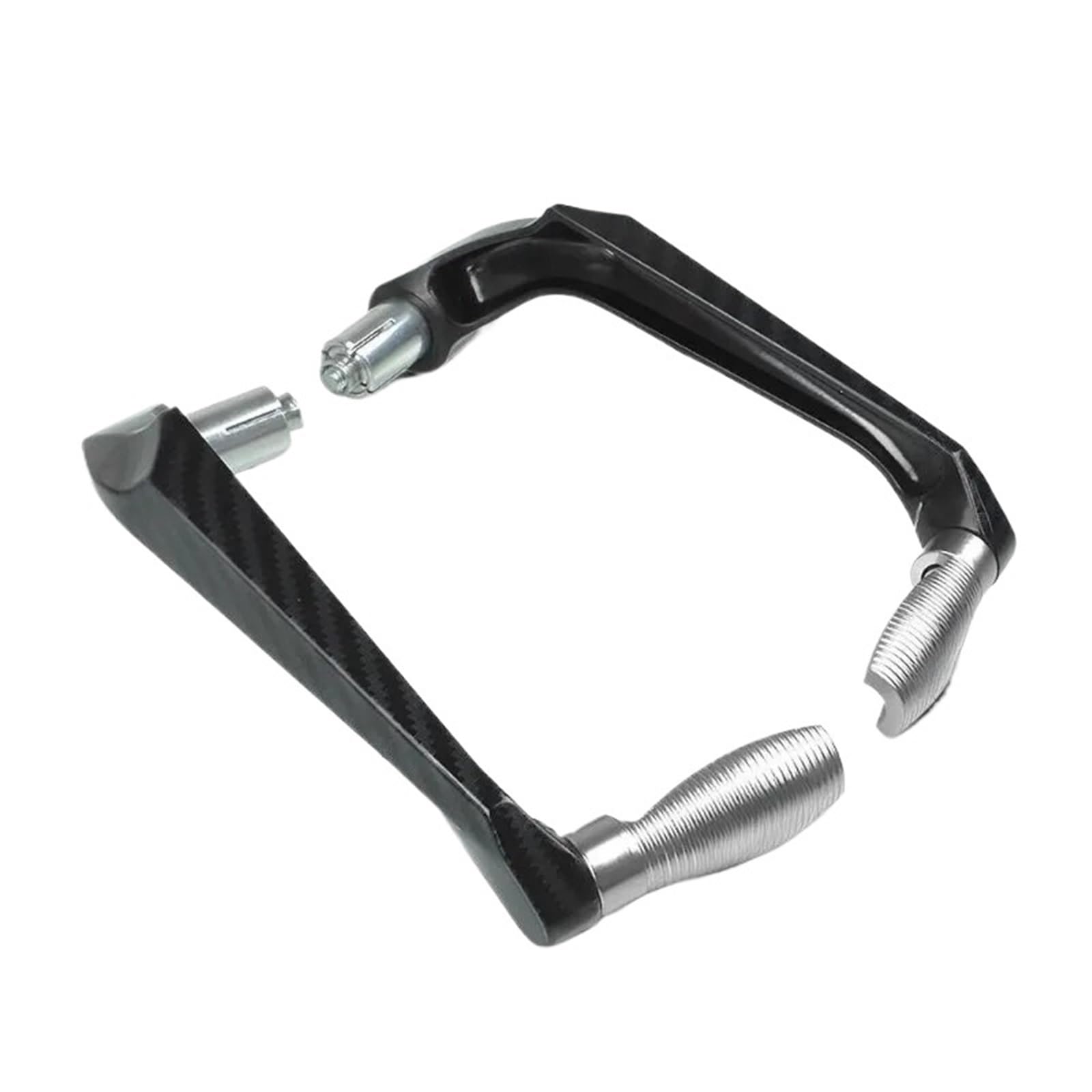 THUJMGH Motorbike Handguards Motorcycle Alloy Carbon Fiber Handlebar Brake Clutch Lever Hand Guard Protector Modification Accessories Handguard Motorcycle handguards(F)