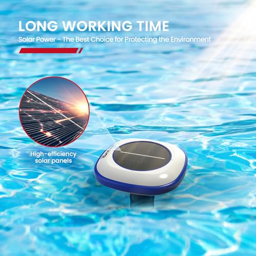 image for ENHULK Solar Pool Ionizer, Floating Water Cleaner and Purifier - Clean