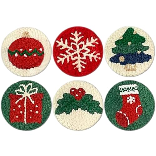 Aiguille à poinçonner kit Noël pour débuter la broderie facilement sans rater