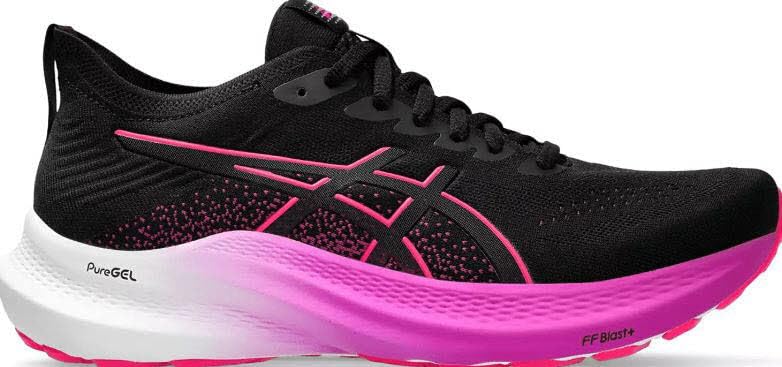 ASICS Gt-2000 12 MK, Zapatillas Mujer, Black Purple Spectrum, 37.5 EU