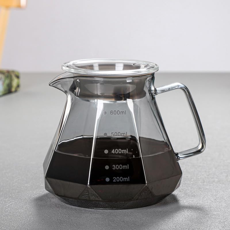 Coffee Gator Pour Over Koffiezetapparaat - Meer Smaak Met Een Papierloos Roestvrijstalen Filter En Een Glazen Karaf Handmatig Drip Koffiezetapparaat 400 Ml