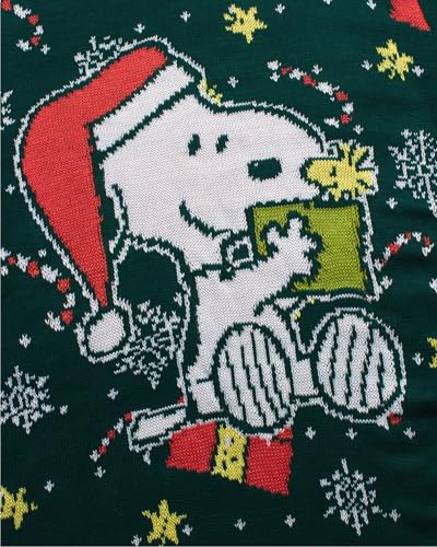 Peanuts Men's Ugly Christmas Sweater - Snoopy Crewneck Pullover Cute Holiday Sweaters for Men (Sizes: S-XL)4