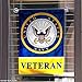 US Navy Veteran Garden Flag