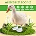 ZZBUY Disposable Boots for Real Duck Feet, Bumble Foot for Duck Supplies with Bandage, Large Size (Blue, 40 PCS)