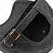 GK-O Mens Wool Blend Baseball Cap Plain Winter Warm Golf Hat Adjustable (US, Alpha, Large, Light Gray)
