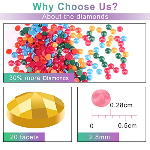 Airdea Diy 5D Fish Diamond Painting By Number Kits For Adults, Fishing Diamond Art Kits Round Full Drill Diamond Painting Kits Gem Painting Arts Mosaic Making For Home Wall Art Decor 11.8X15.7 In #TOP3