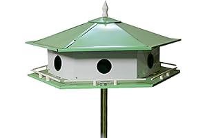 Heath AHC-6N: Premium Purple Martin Bird House with 19ft Pole Kit