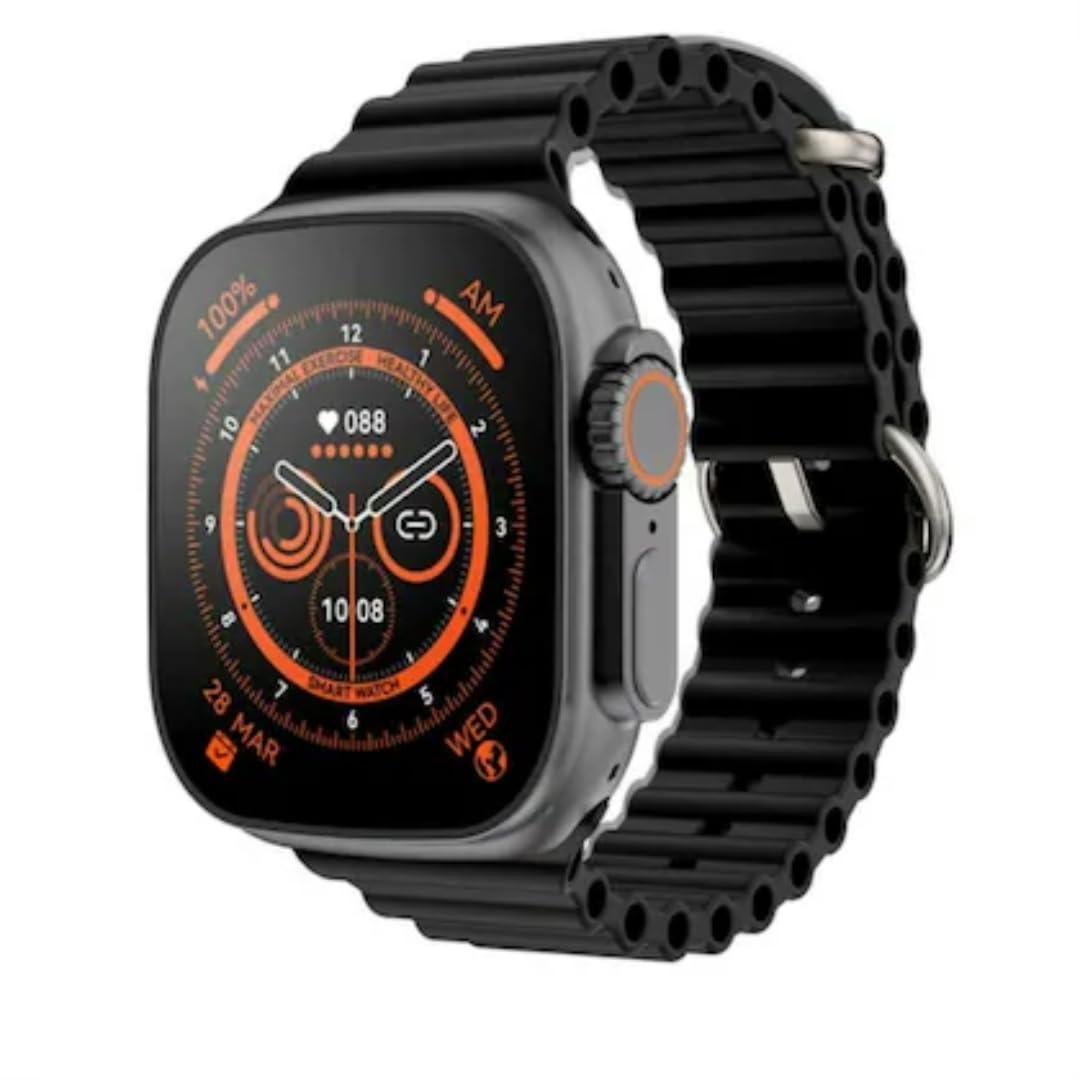 SHINI LIFESTYLE T900 Ultra Smart Wearable Watch, Wireless Charging, 2.09 Infinite Display Smartwatch (Black) (B0D986HYF8) Amazon Price History, Amazon Price Tracker