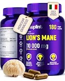Lions Mane Mushroom 10.000 mg – Hericium Erinaceus 10:1 – 180 Capsule
