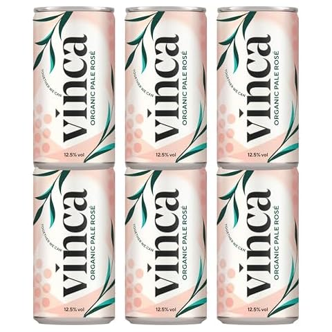 Vinca Organic Canned Pale Rosé Wine Pack Cover