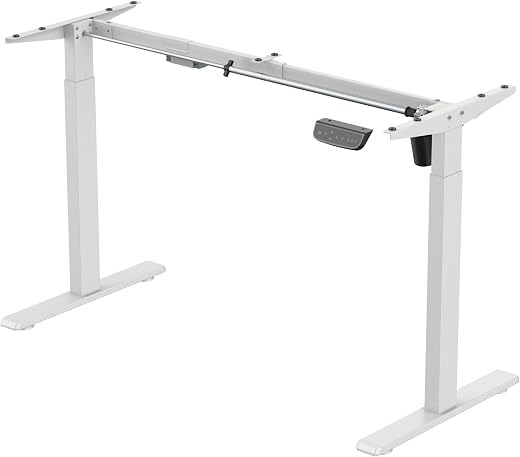 ErgoYou Electric Height Adjustable Table Motorized Ergonomic Sit Stand Computer Desk - 90 Kgs Max Weight Capacity - SM3 Se...
