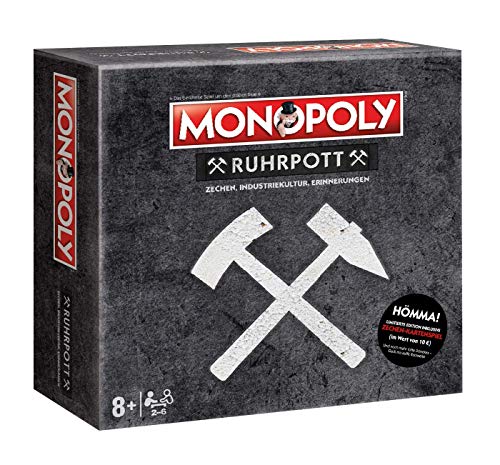 Winning Moves Monopoly Ruhrpott Industriekultur Edition mit Top Trumps Zechen ab 8 Jahren