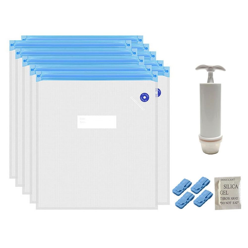 Aundhegrtt 3D Printer Filament Vacuum Storage Bags Kit with Pump, Moisture Proof Sealed Bags